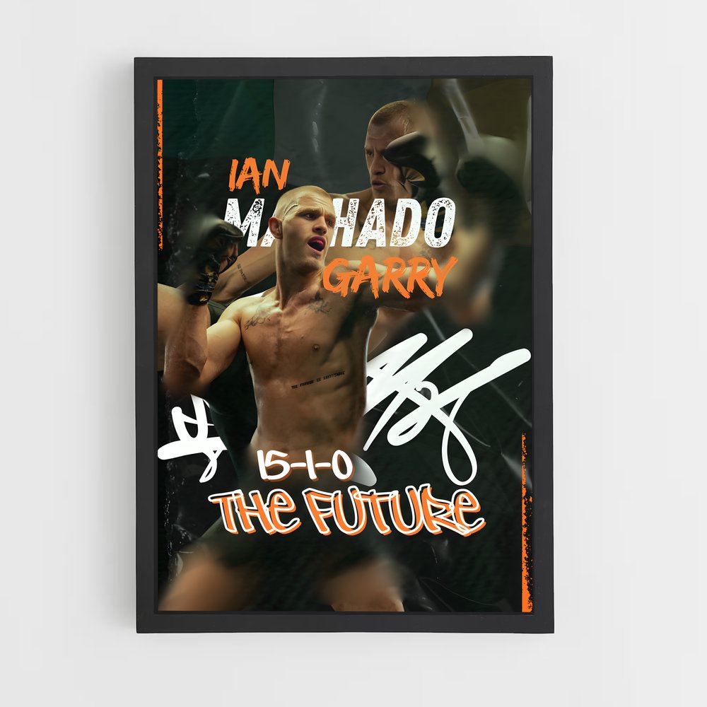 Poster Ian de garry – affiche MMA (vue 2)